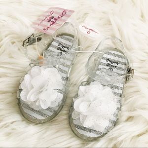 Baby Girl Flower Jelly Sandals